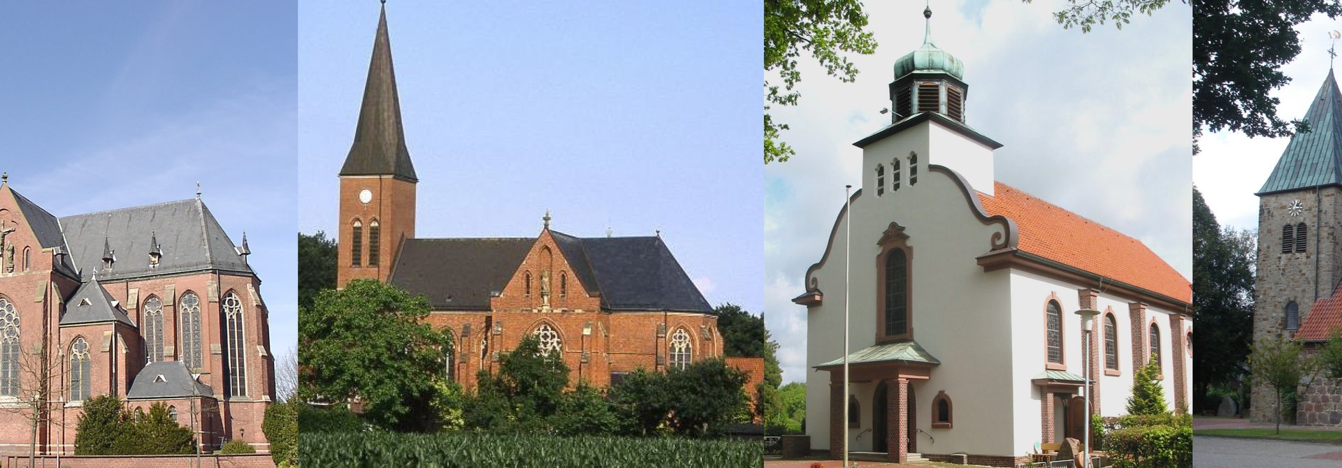 Kirche in Cappeln, Elsten, Schwichteler und Sevelten
