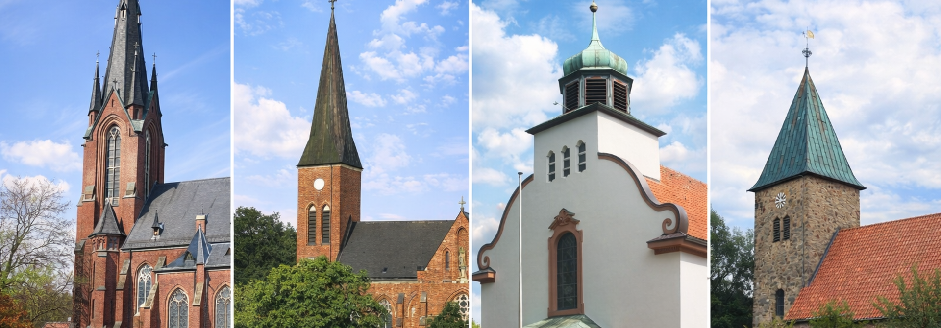 Kirche in Cappeln, Elsten, Schwichteler und Sevelten